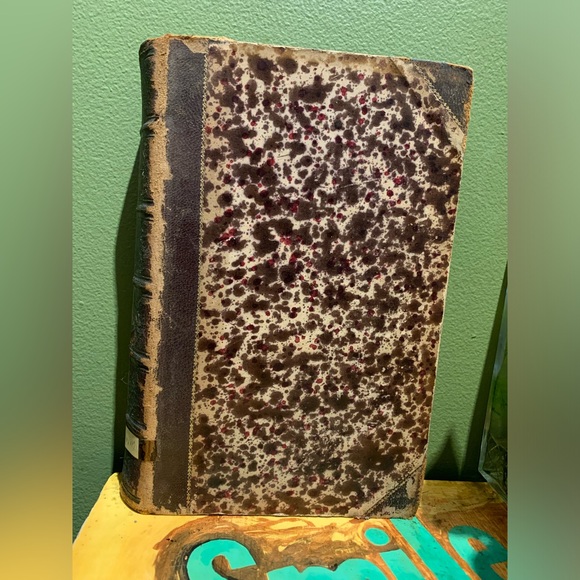 Antique Vintage Harper's Bazaar Magazine Vol.45 Dec 1872 May 1873 Leather Bound - Picture 1 of 16